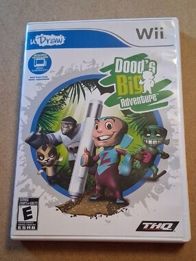 THQ Dood's Big Adventure Wii Game - White & Green Artwork